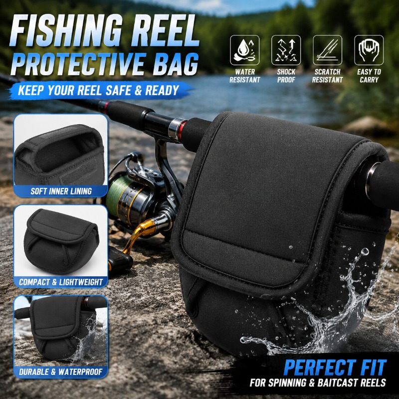 Fishing Equipment Bag - Fishing Reel Protective Cover Bag Spinning