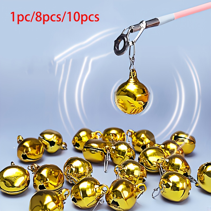 Ice Fishing Tip Up - 8Pcs Fishing Bite Alarm Bells, Portable