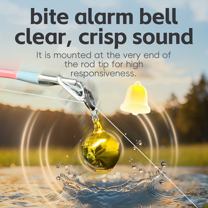 8Pcs Fishing Bite Alarm Bells, - огляд і ціна Ice Fishing Tip Up